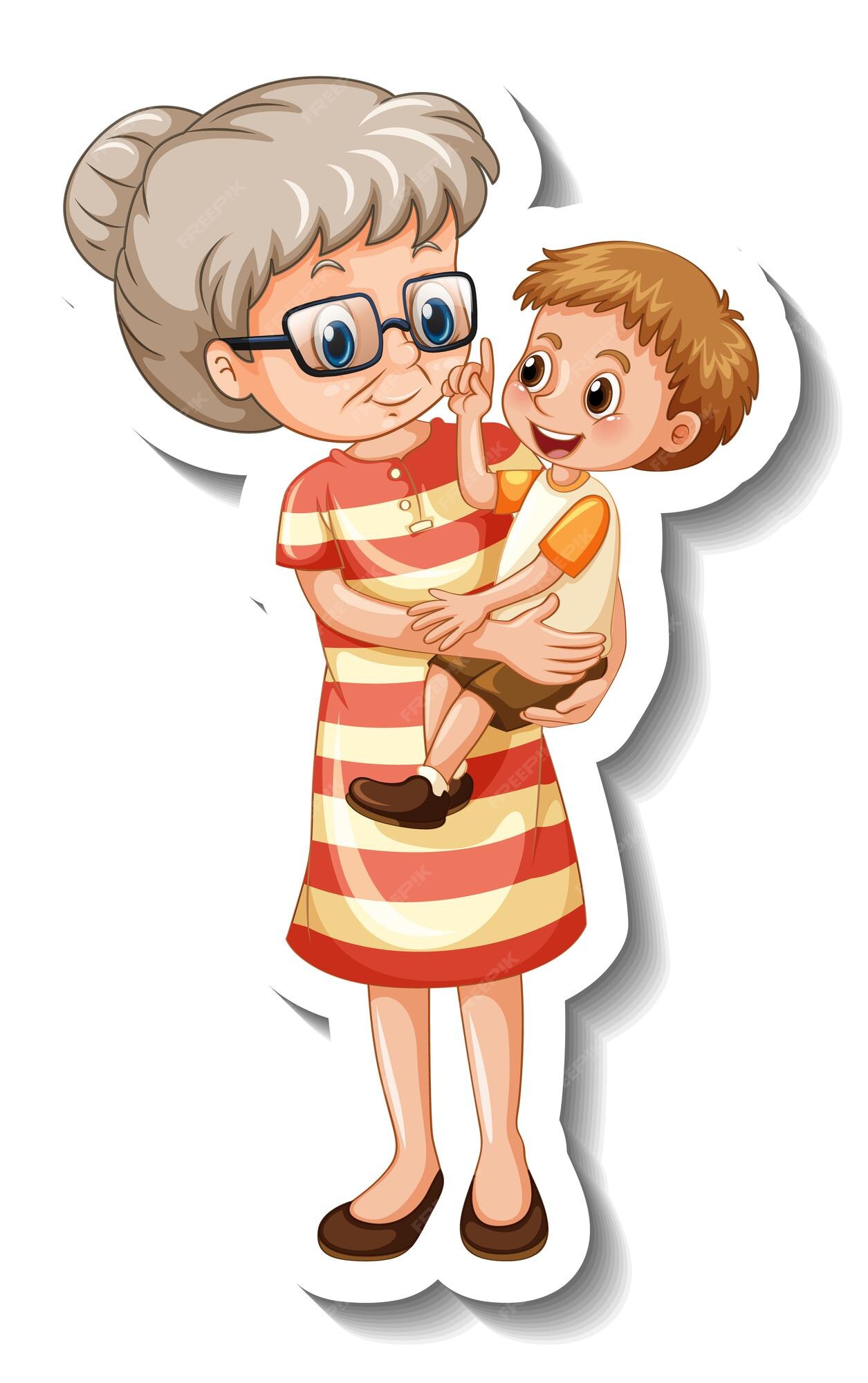 Granny Cartoon Images - Free Download on Freepik