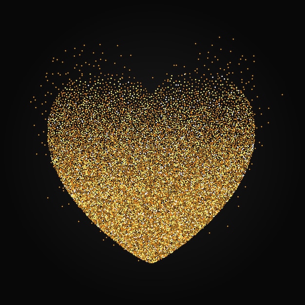 Stipple heart background