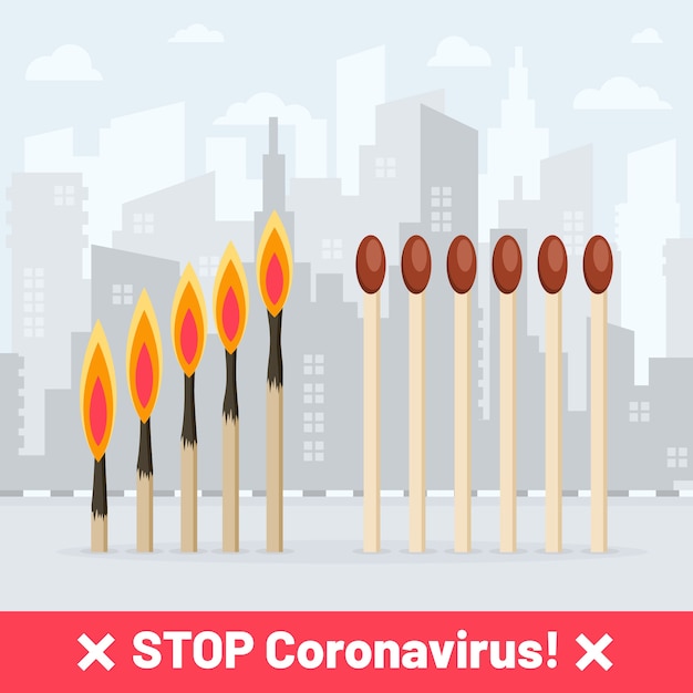 Stop coronavirus matches