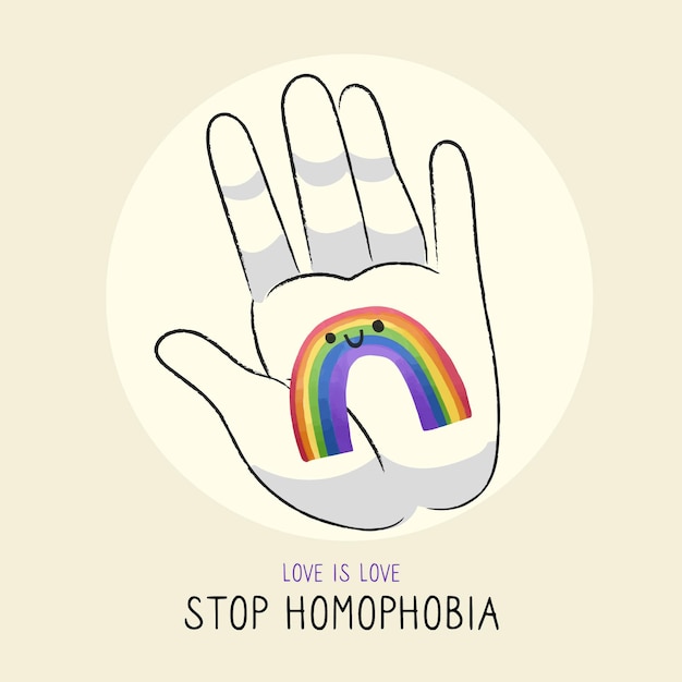 Остановить концепцию гомофобии рукой
