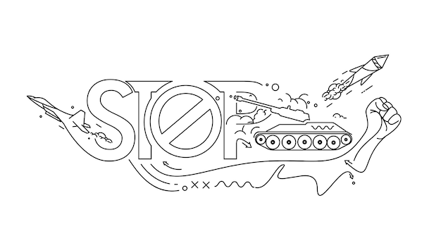 Stop the war against save ukraine from russia humanity friendship love support unity