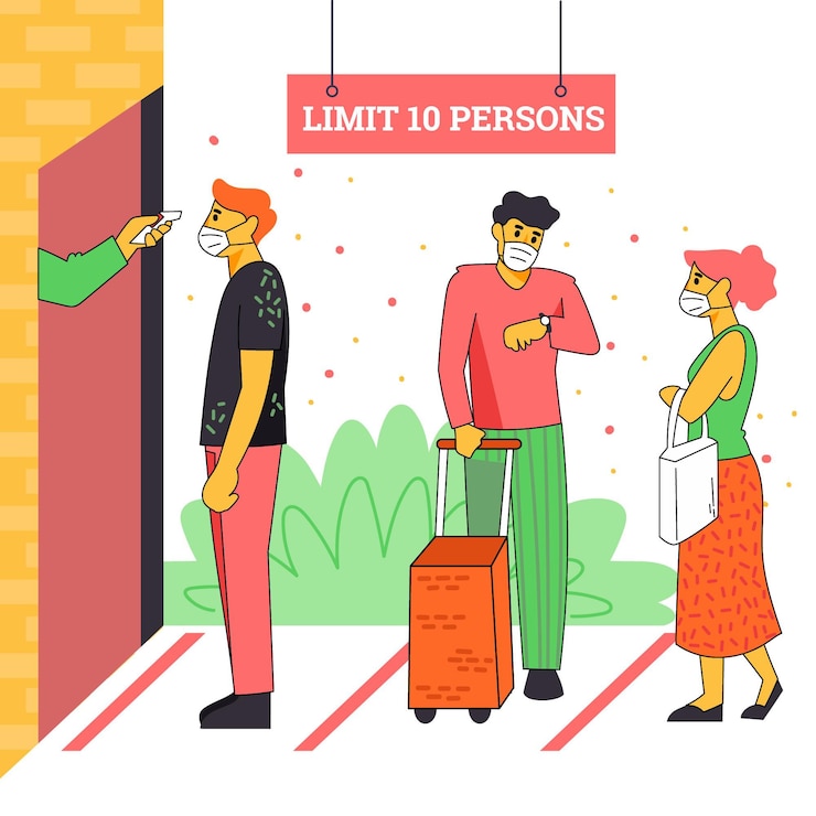 Free Vector store with limited number of persons