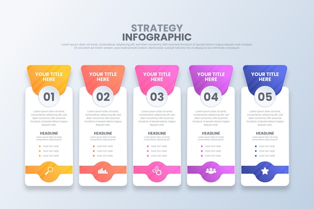 Strategy infographic