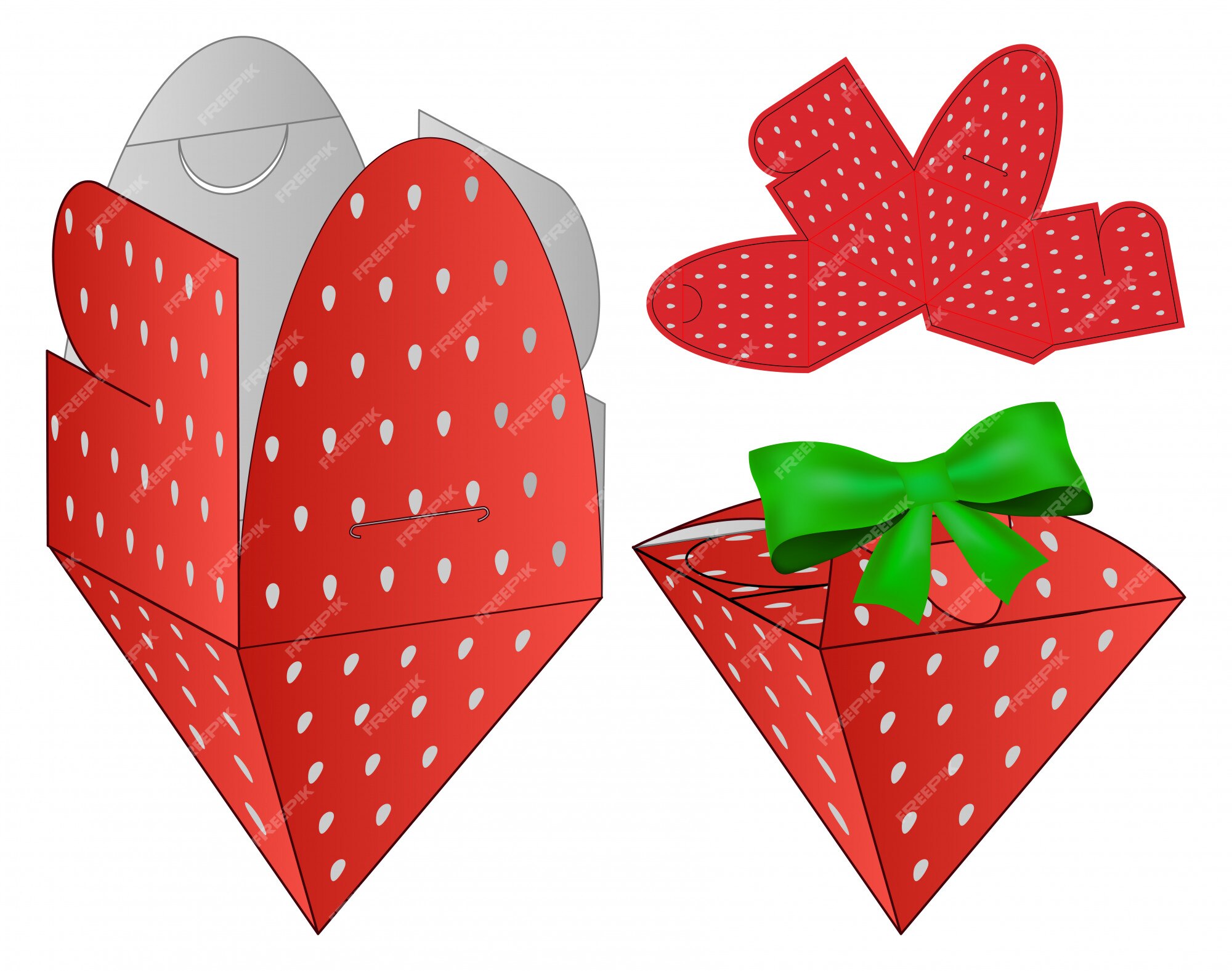 Premium Vector Strawberry Box Packaging Die Cut Template Design premium-vector-strawberry-box-packaging-die-cut-template-design