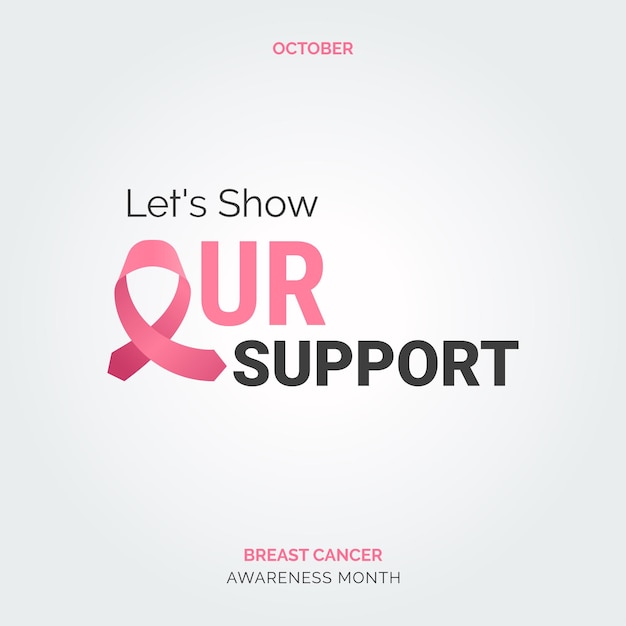 Free vector strength in pink unity awareness design template