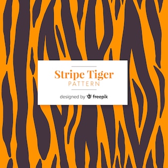 Stripe tiger pattern