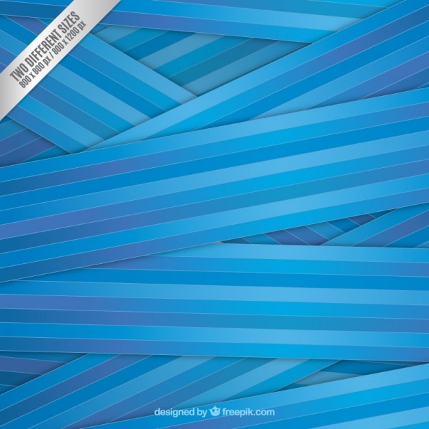 Free vector striped background in blue tones