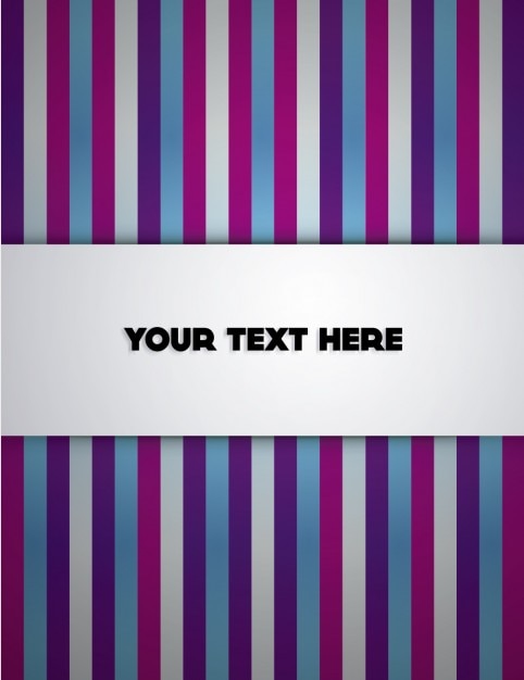 Бесплатное векторное изображение Полосатый красочный фон с этикеткой