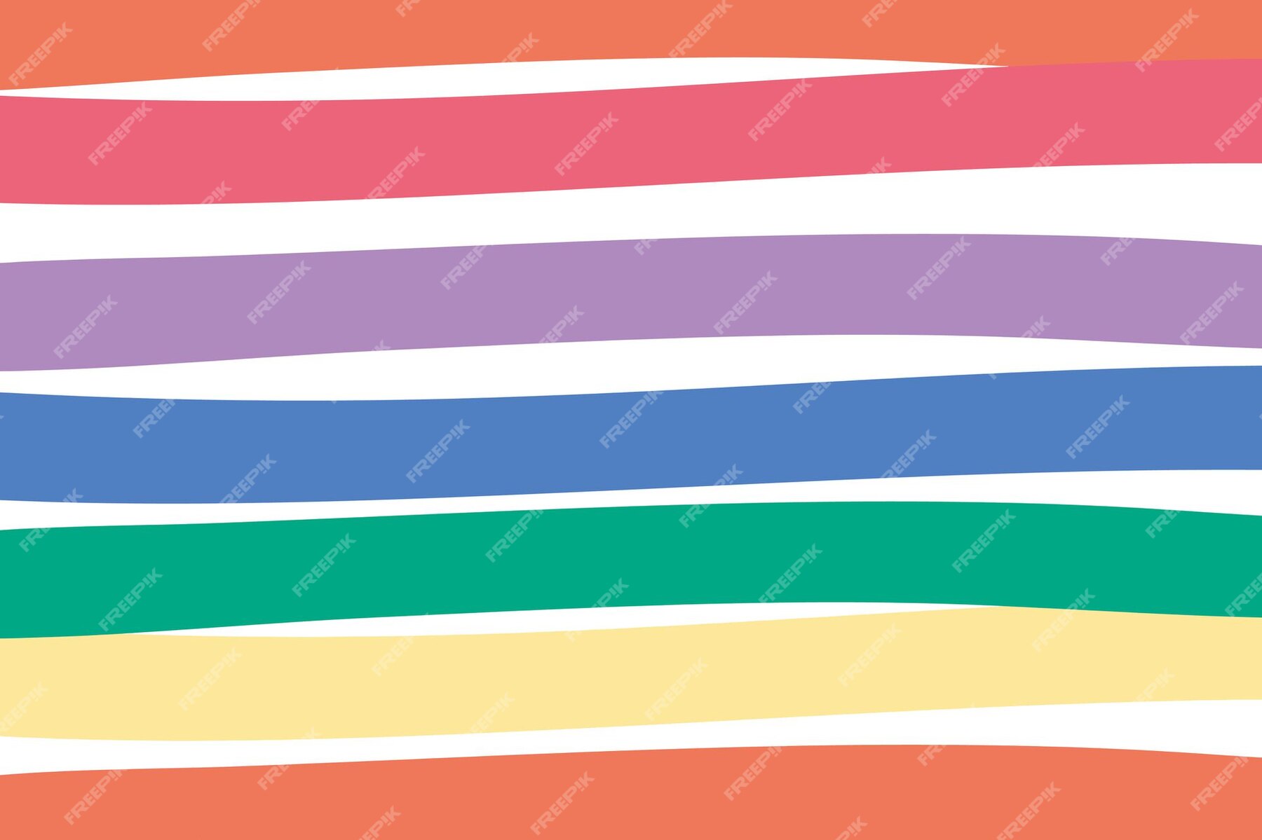 Free Vector | Striped colorful cute simple wallpaper