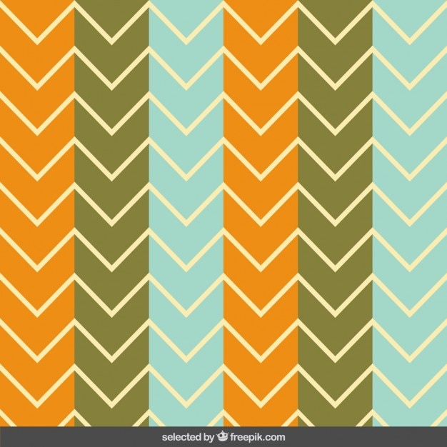 Free vector striped pattern with zig zag lines