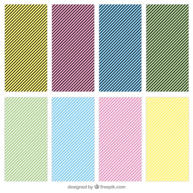 Free vector striped patterns