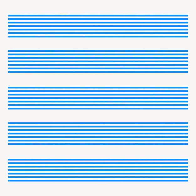 Stripes illustration brush vector seamless pattern set