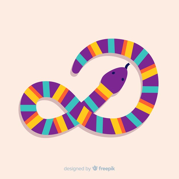 Stripes snake background