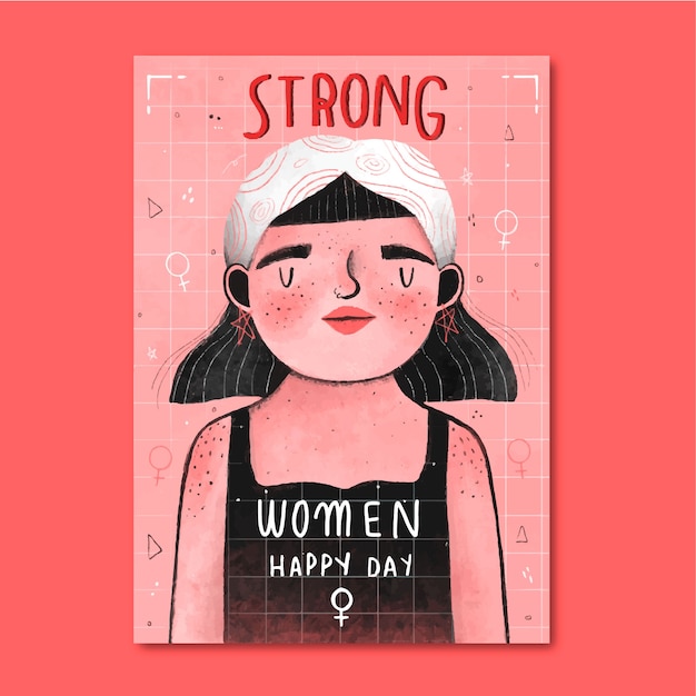 strong women happy day women rights