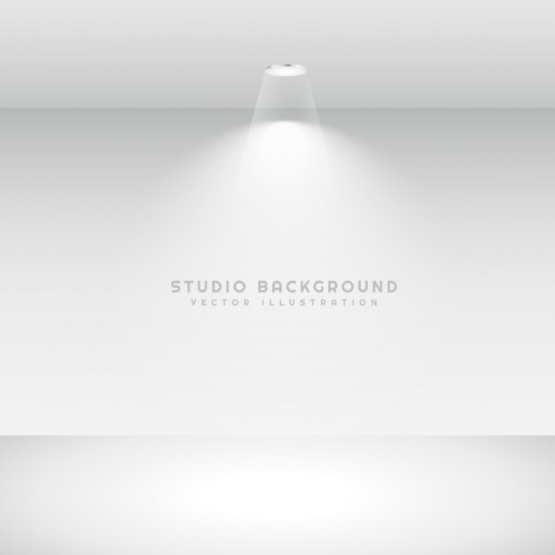 Studio background with spot light