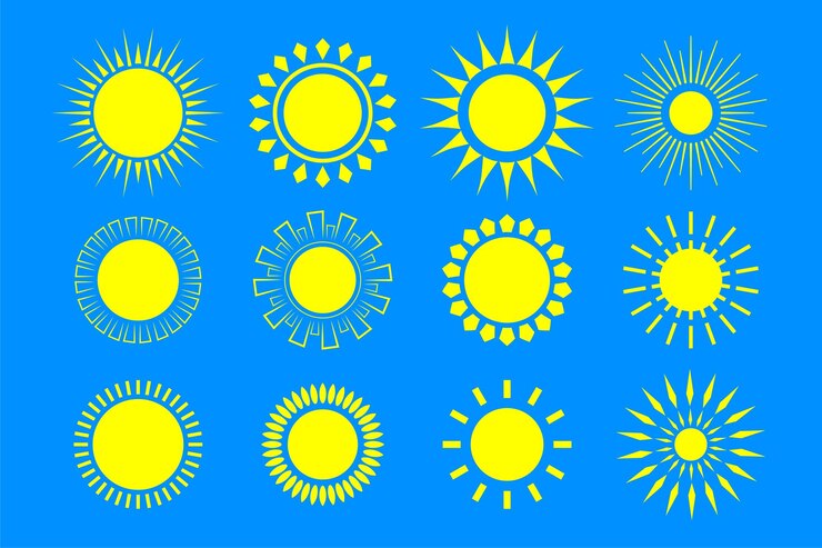 無料Vector sunburst rays (サンバースト・レイズ) アイコンデザイン