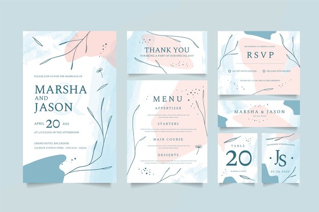 Style wedding stationery