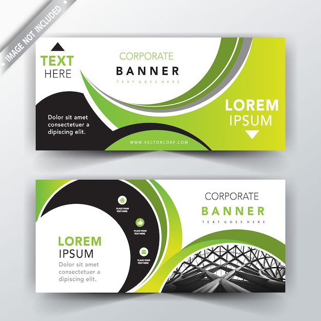 Stylish banner card