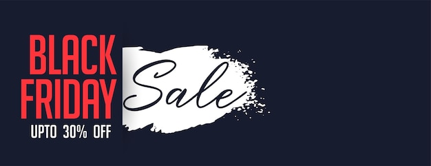 Vettore gratuito elegante banner per la vendita di eventi del black friday con coupon di sconto