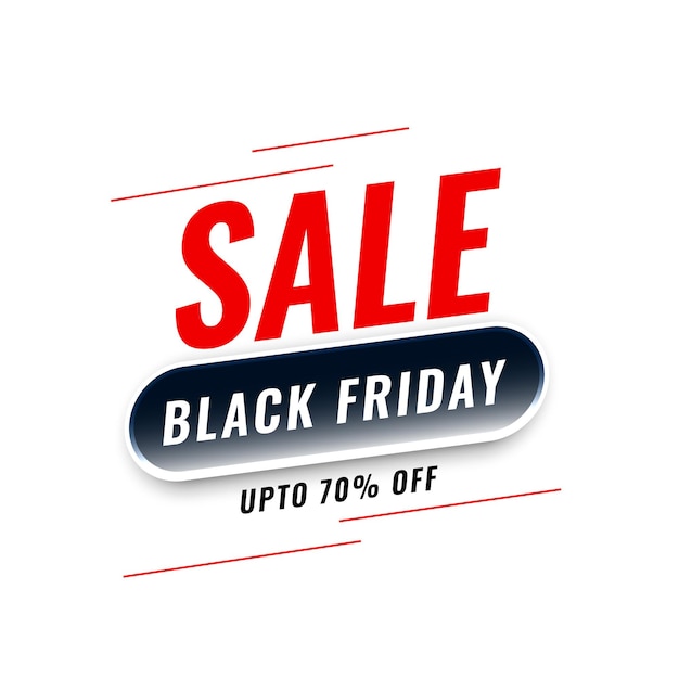 Stylish black friday sale background design