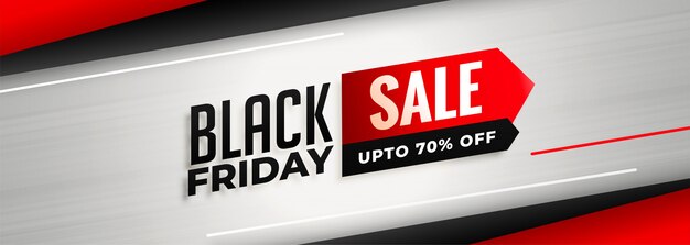 Stylish black friday sale and discount banner template