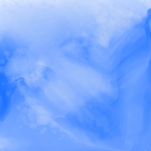 Стильная синяя абстрактная акварельная текстура