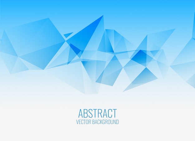 Stylish blue geometric abstract background