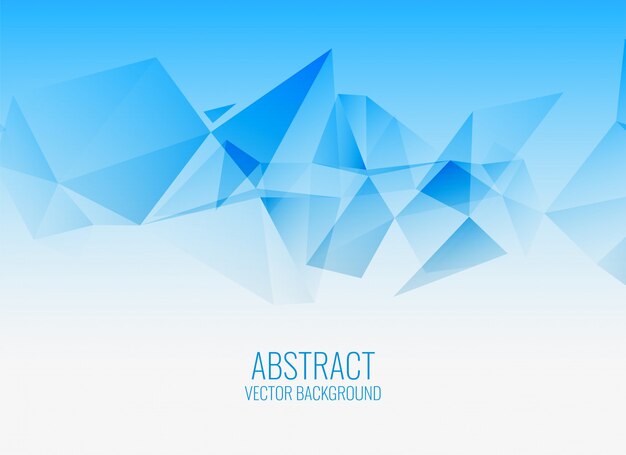 Stylish blue geometric abstract background