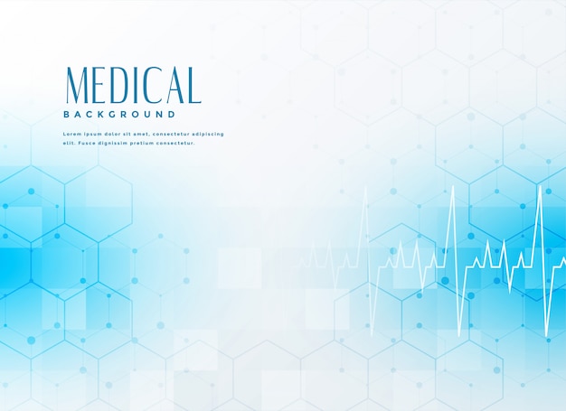 Stylish blue medical background