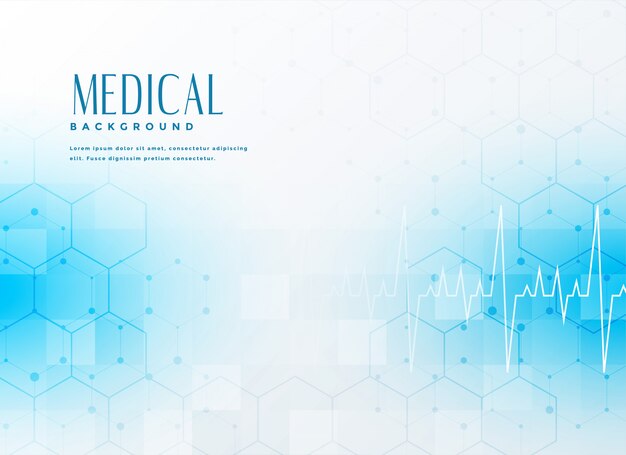 stylish blue medical background