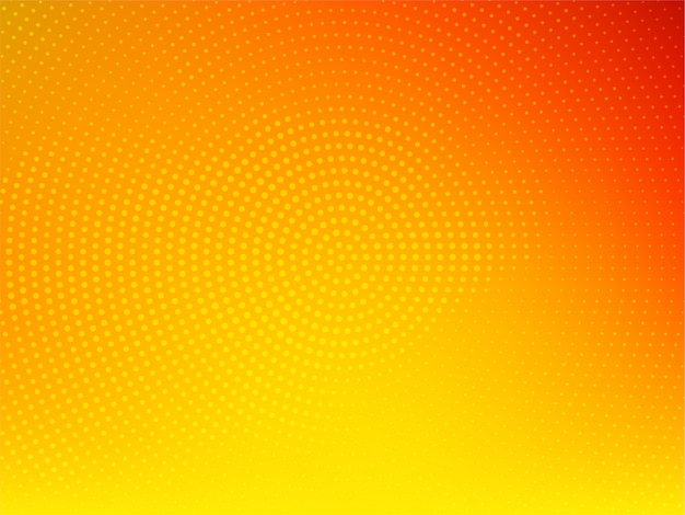 Stylish bright yellow color halftone background