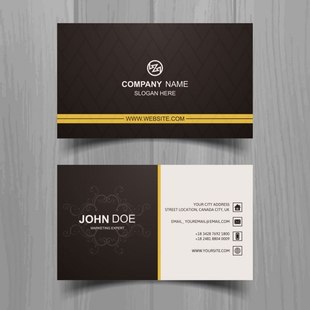 Stylish business card