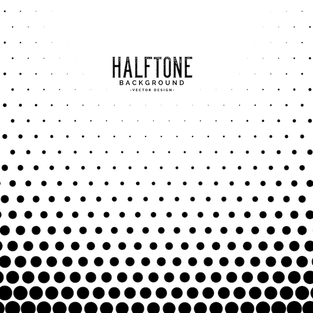 stylish circle halftone pattern background