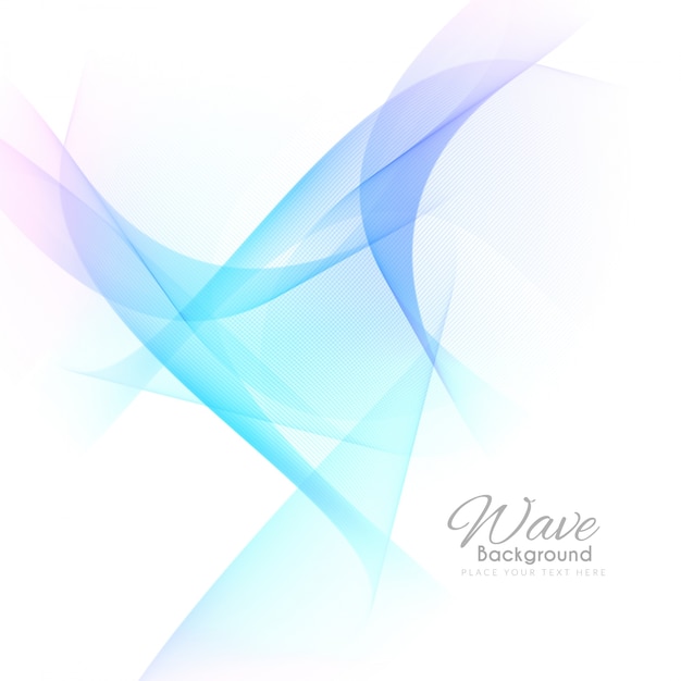 Stylish colorful wavy background