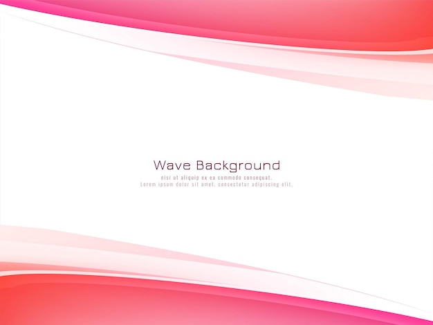 Decorative Colorful Wave Design Background Vector – Free Vector Download