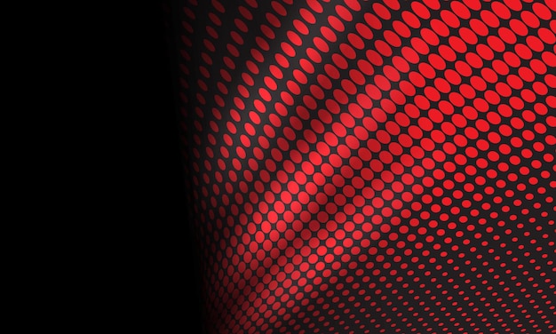 stylish distort red halftone background