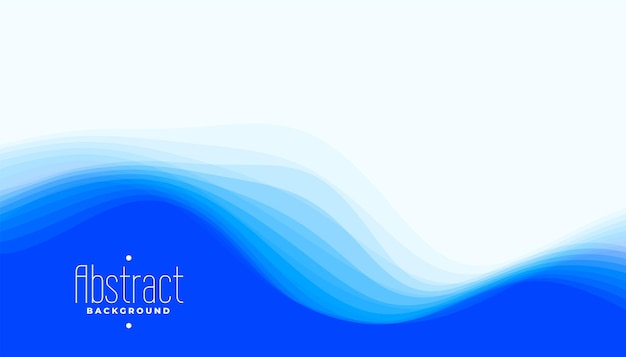 Free vector stylish elegant blue waves background