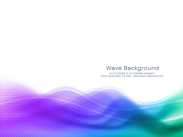 Free Vector stylish elegant colorful wave design background