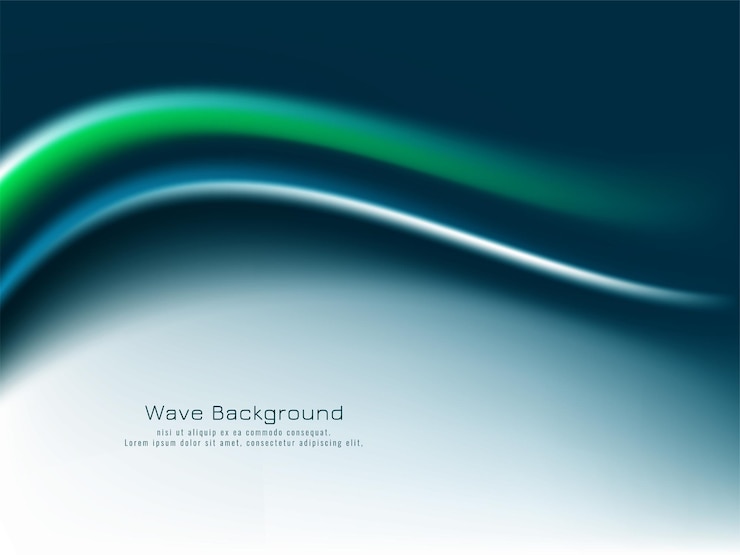 Free Vector stylish elegant colorful wave design business background
