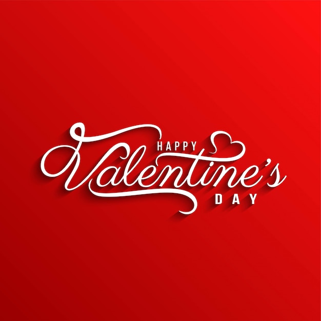 Stylish elegant Happy Valentine's day background