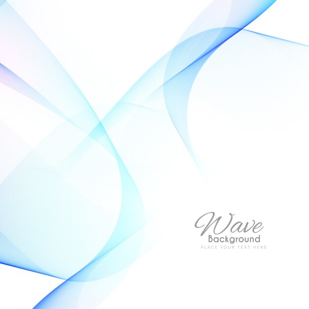 Stylish elegant wave background