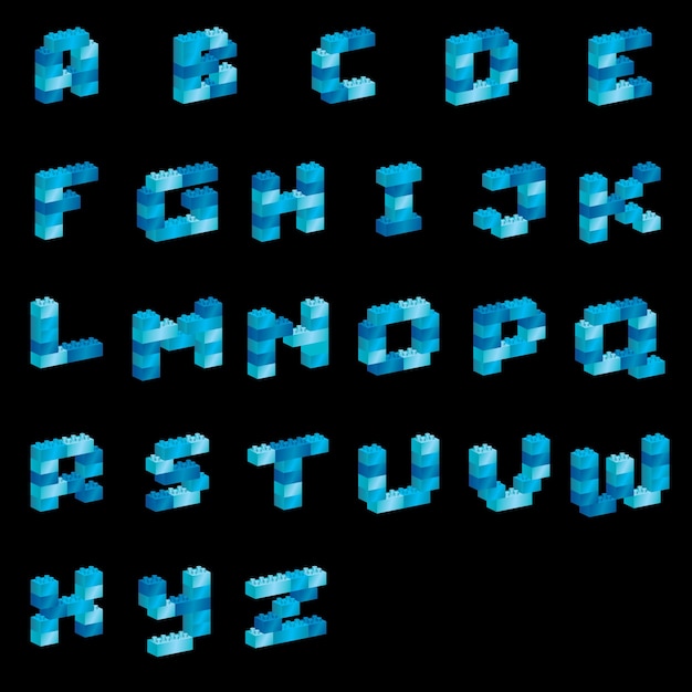 Stylish Font alphabet