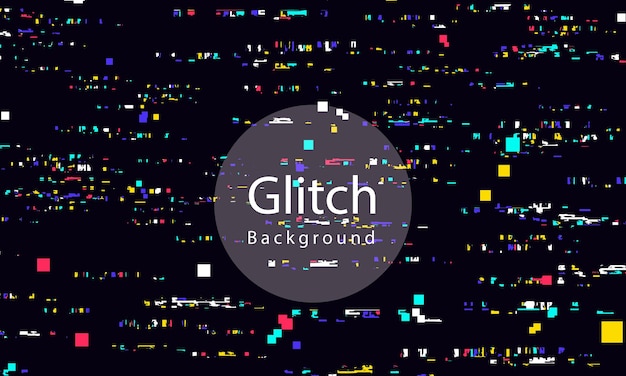 Sfondo di glitch elegante