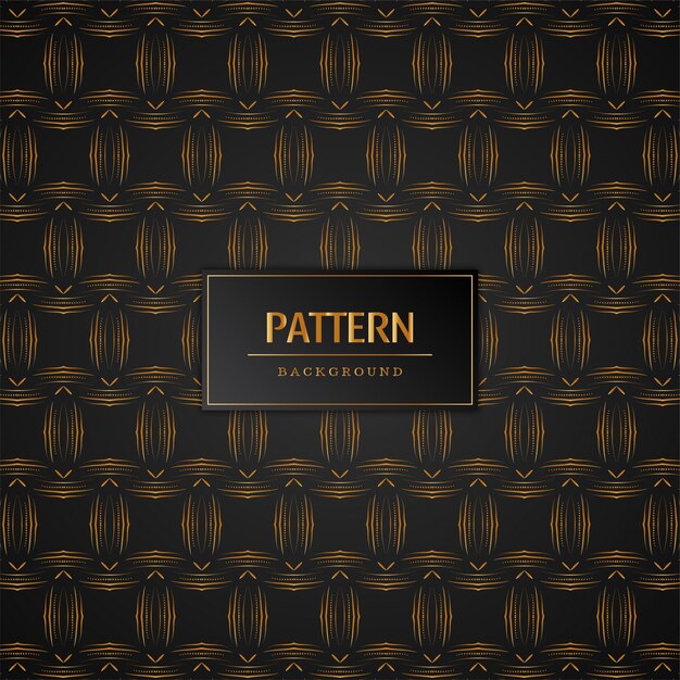 Stylish golden pattern background