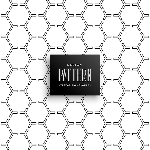 Free vector stylish hexagonal pattern  background
