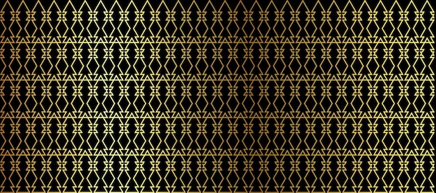 Free vector stylish line pattern gold background