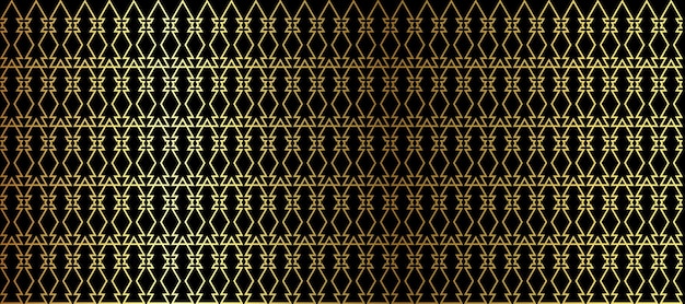スタイリッシュなラインパターンのゴールドの背景