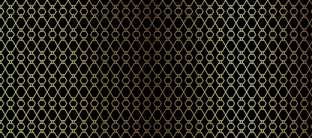 Free vector stylish line pattern gold background