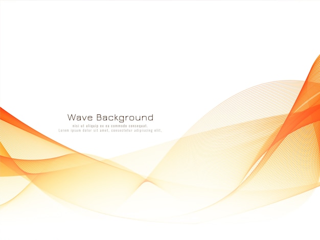 Stylish modern bright wave background