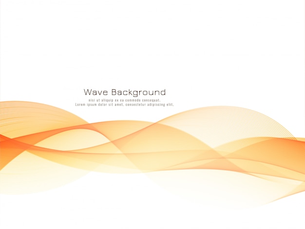 Бесплатное векторное изображение Стильная современная яркая волна